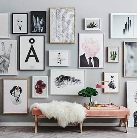 Gallery Wall photo framing tips