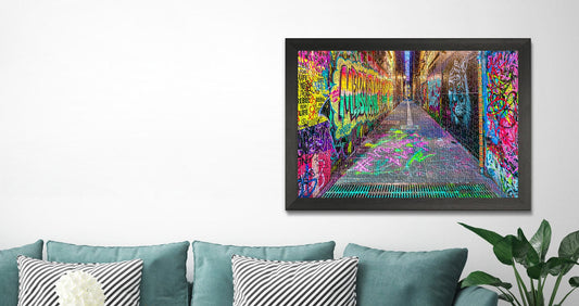 Video: How to frame your Melbourne I Love You Puzzle