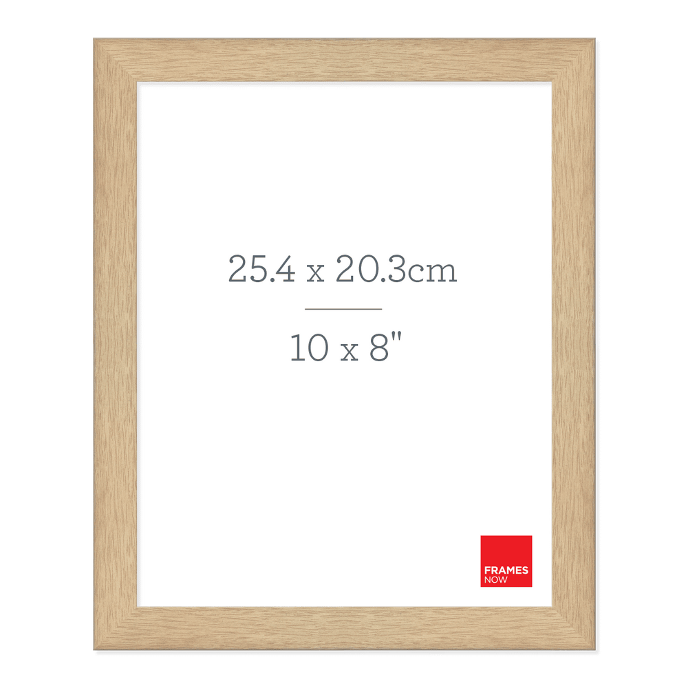 Premium Natural Oak Picture Frame for 25.4 x 20.3cm Artwork