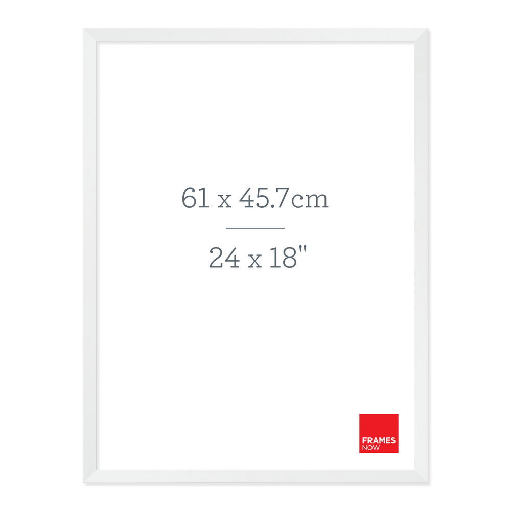 Premium Matte White Box Picture Frame for 61 x 45.7cm Artwork